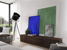 Load image into Gallery viewer, Green abstract art supports calm & clarity. The vibrant art provides people to experience relaxation & resilience.