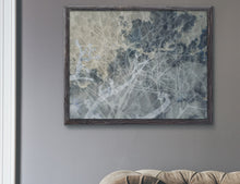 Load image into Gallery viewer, Nature abstract artwork stunningly shows trees branching to the sky connecting in this profound and peaceful art with colors of lighter browns, versions of grey, and touches with black.