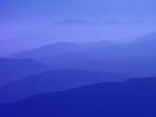 Load image into Gallery viewer, Views in nature share messages of joy from beauty to being in the mystery. This blue and purple artwork is gorgeous in metal, acrylic & canvas.