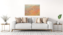 Load image into Gallery viewer, Nature art photography combines beaches, woods, metals & symbols. The art landscape shows continued experiences of relaxation in a living room with a sofa.