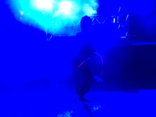 Load image into Gallery viewer, The vibrant blue abstract art inspires people to experience release for resilience into joy, depth, and expansion.