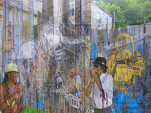 Load image into Gallery viewer, This New Orleans art piece shows some challenges and resilience such as jazz.