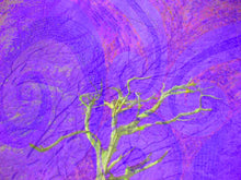 Load image into Gallery viewer, This abstract art photography with a tree and spiral textures shows vibrant art, ultimately with more clarity of freedom.