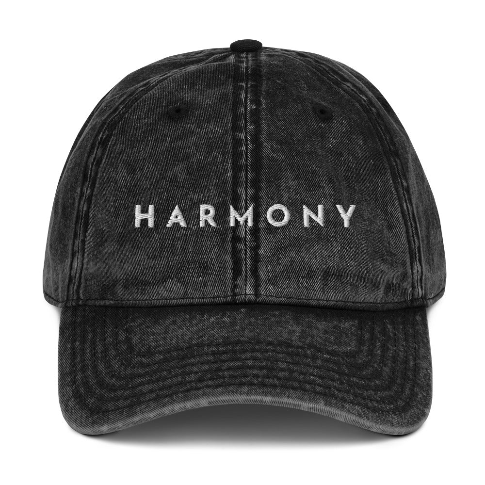 Vintage Harmony Cotton Twill Cap
