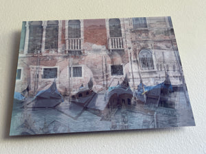 This Venice Italy art piece in metal shows the architecture, history, and fascination.